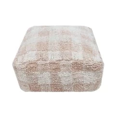 POUF VICHY - ROSE