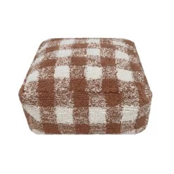 POUF VICHY - TOFFEE