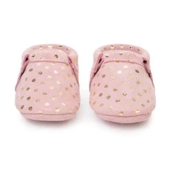 Confetti Fringeless Leather Baby Shoes