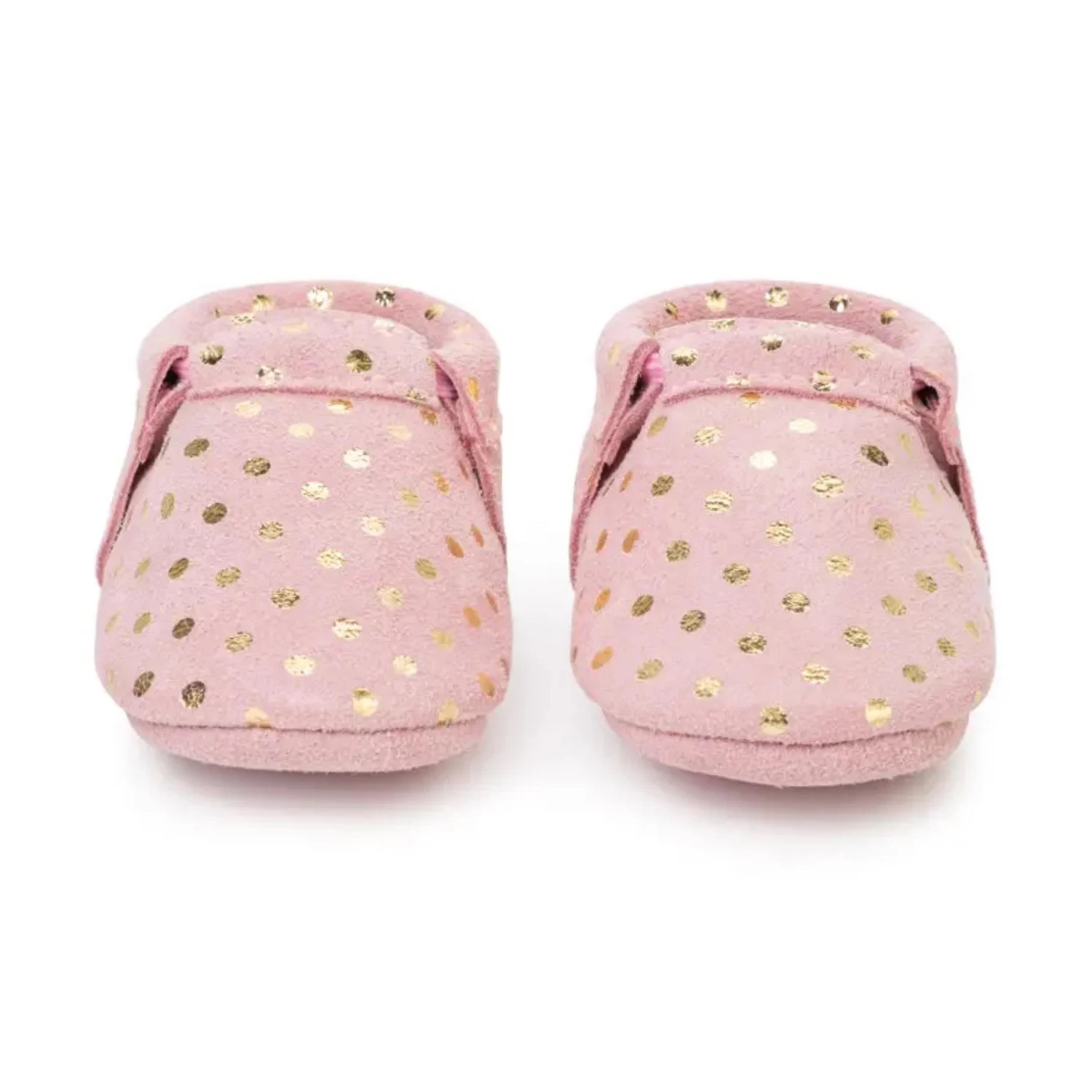 Confetti Fringeless Leather Baby Shoes