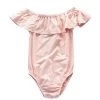 Isla Flutter Sleeve Leotard - Baby Pink