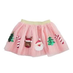 PINK CHRISTMAS SEQUIN TUTU
