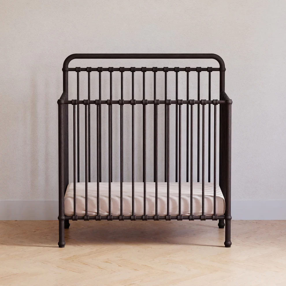 MDB Winston 4-in-1 Convertible Mini Crib - Vintage Iron - Image 2