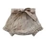 Linen Tie Bloomer - Taupe