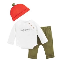 Little Pumpkin Three-Piece Set