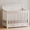 Wesley Farmhouse 4-in-1 Convertible Storage Crib - Heirloom White