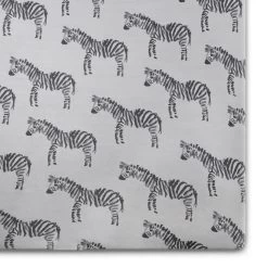 Oilo Zebra Crib Sheet
