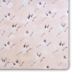 Oilo Crane Crib Sheet