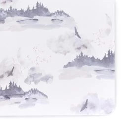 Oilo Misty Mountain Crib Sheet