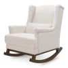 Miranda Wingback Rocker In Eco-Performance Fabric - Performance Cream Eco-Weave