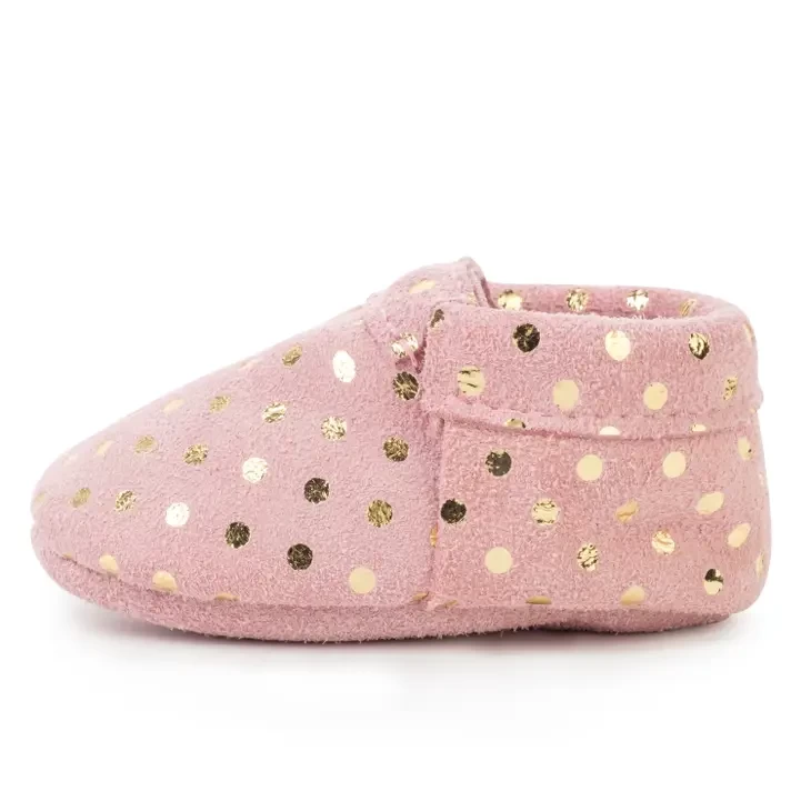 Confetti Fringeless Leather Baby Shoes - Image 2