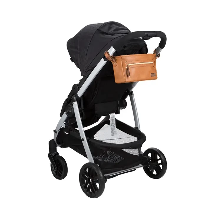 Cognac Travel Stroller Caddy - Image 2