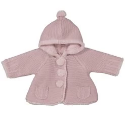 Pompon Knit Cardigan - Pink