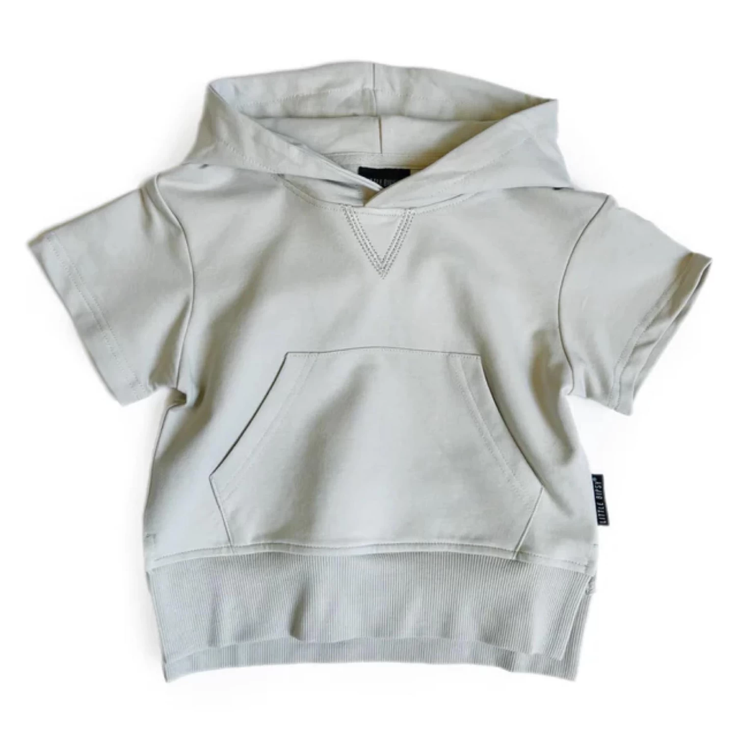 LB Short Sleeve Hoodie - Cotton - Image 4