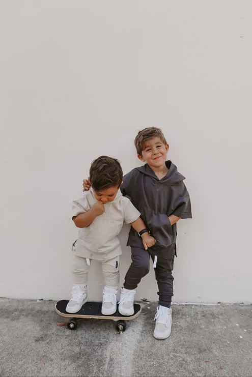 LB Short Sleeve Hoodie - Cotton - Image 7