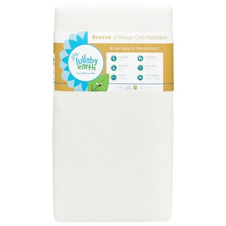 Lullaby Earth Breeze Crib Mattress - White