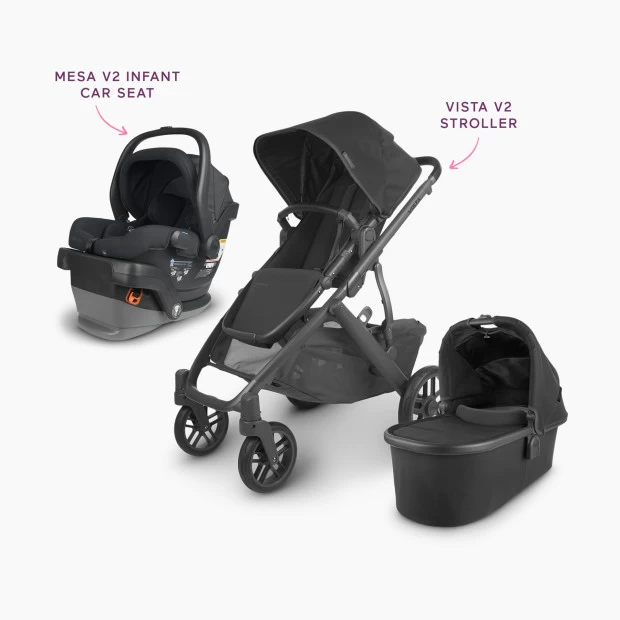 UPPAbaby MESA V2 Infant Car Seat & VISTA V2 Stroller Travel System - Jake - Image 2