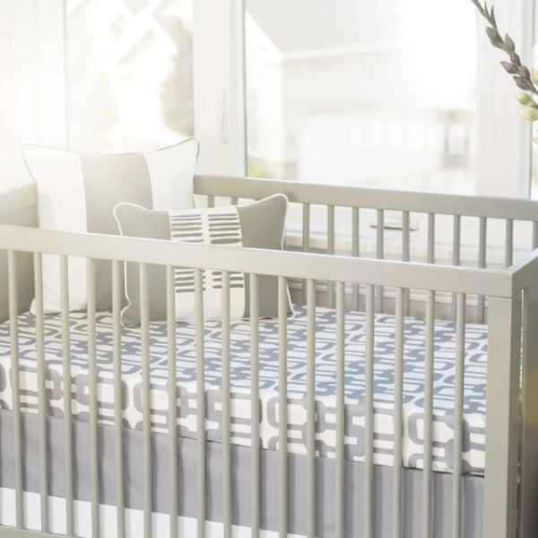 Oilo Crib Skirt - Stone - Image 2