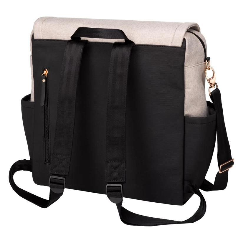 BOXY BACKPACK IN SAND/BLACK - Image 2