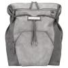 PPB CINCH BACKPACK IN PEWTER LEATHERETTE