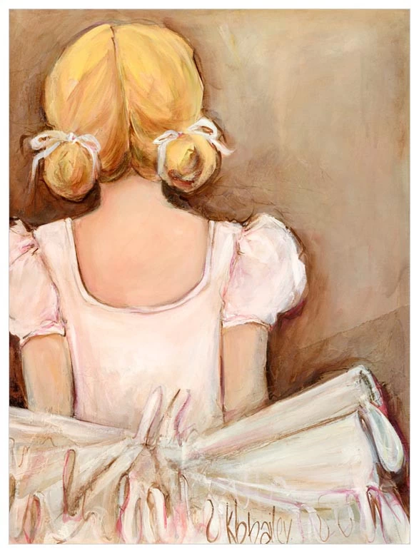 Beautiful Ballerina Canvas Reproduction