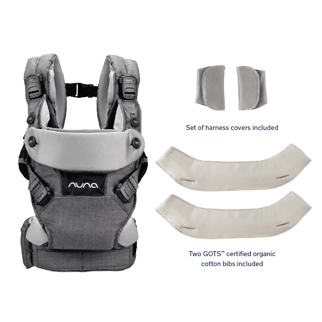 Nuna CUDL 4-in-1 Baby Carrier - Shadow