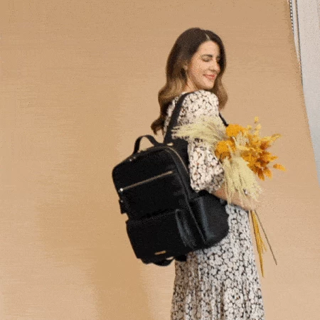 TwelveLittles Peek A Boo Diaper Bag - Black - Image 7