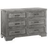 Westwood Foundry Double Dresser - Brushed Pewter