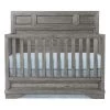 Westwood Foundry Flat Top Crib - Brushed Pewter