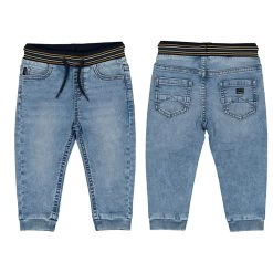 Mayoral Medium Wash Cotton Joggers