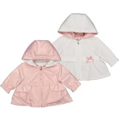 Mayoral Blush Reversible Hooded Windbreaker