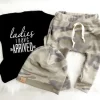 Camo Leggings & Beanie
