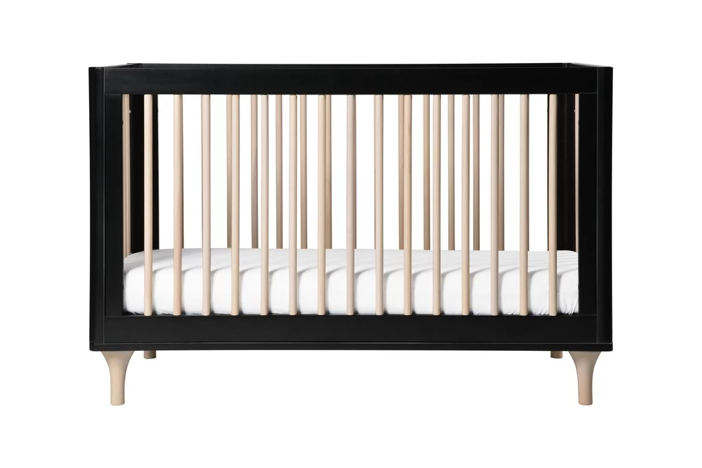 Babyletto Lolly 3 In 1 Crib - Black & Washed Natural - Image 2