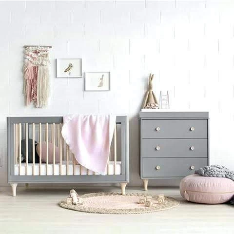 Babyletto Lolly 3 Drawer Changing Dresser - Grey & Washed Natural - Image 4