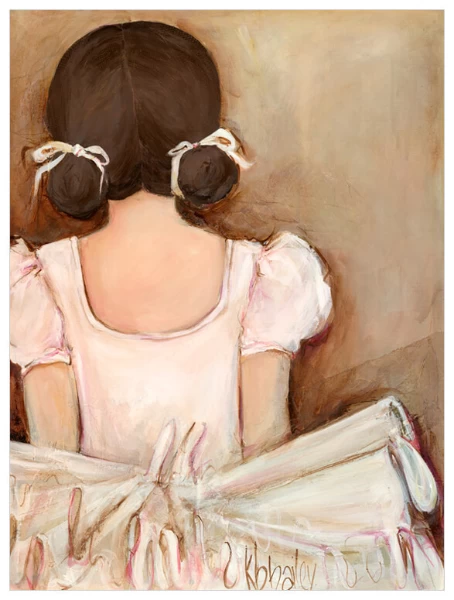 Lovely Ballerina Canvas Reproduction