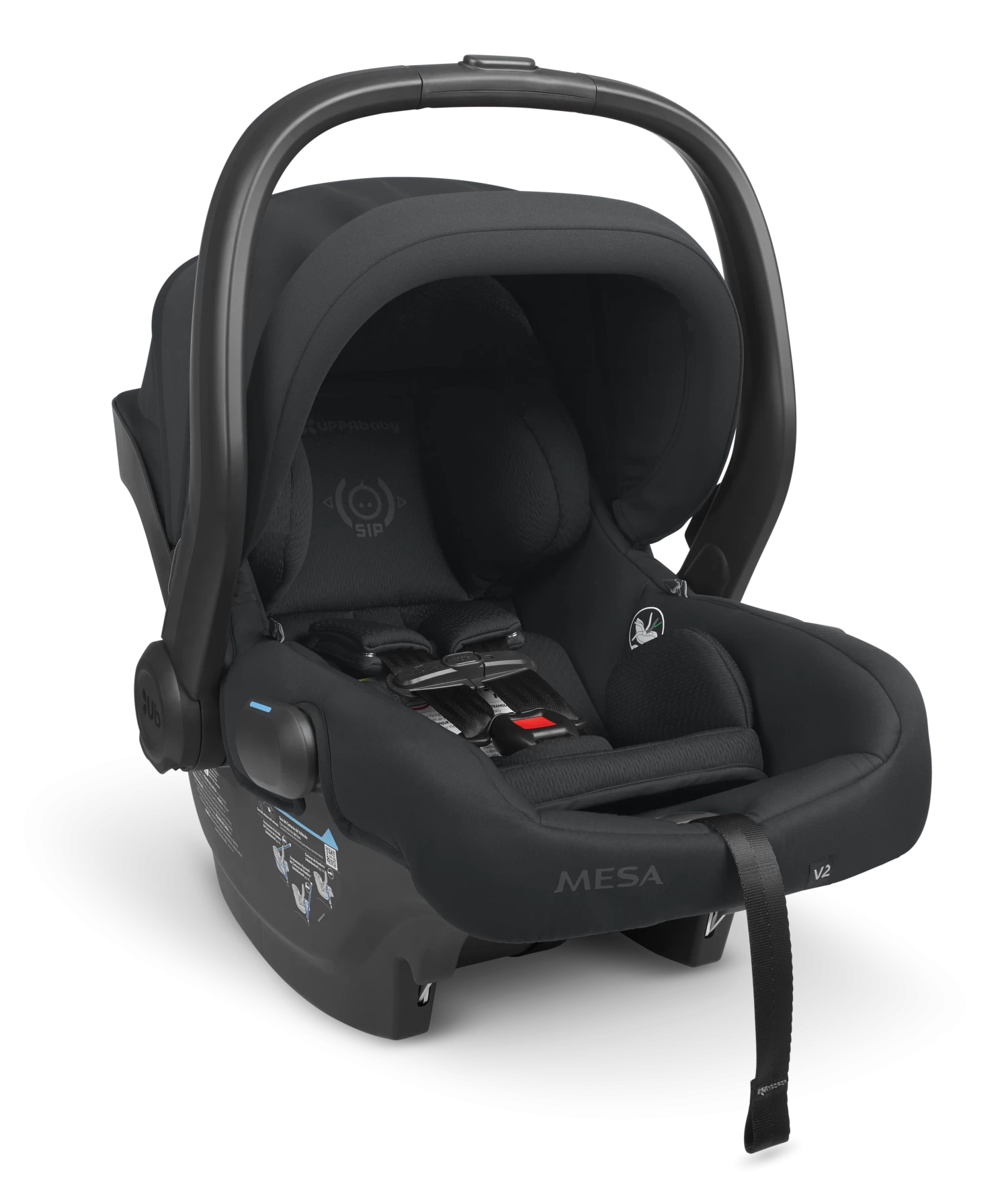 UppaBaby Mesa V2 Car Seat & Cruz V2 Stroller - Jake / Lucy Rosewood Melange - Image 3