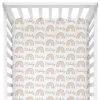Personalized Crib Sheet - Rainbow Neutral