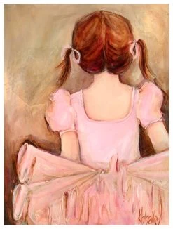 Sweet Ballerina Canvas Reproduction