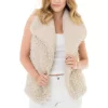 Cozy Sherpa Vest - Ivory